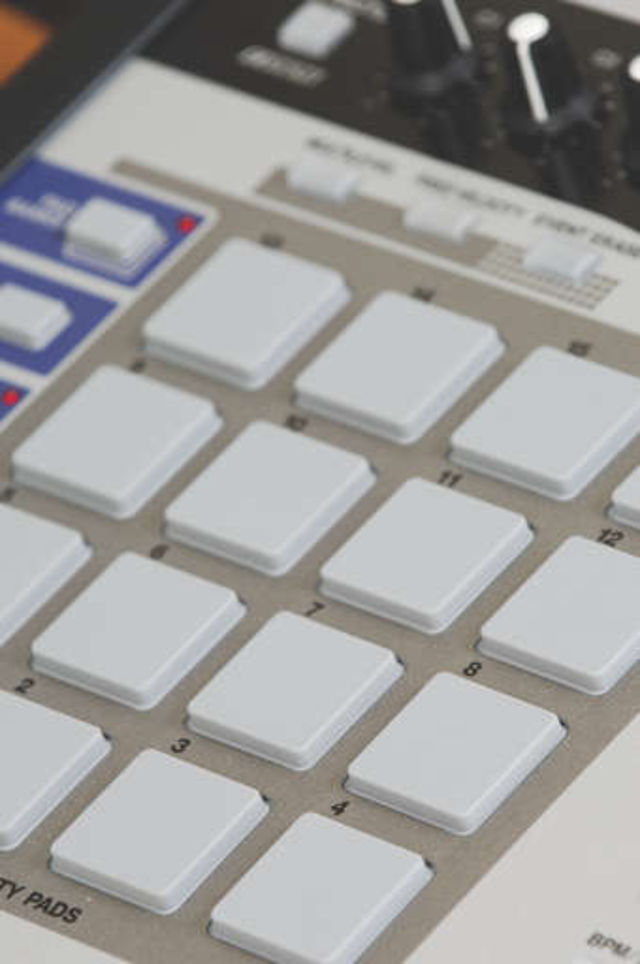 The touch pads are velocity and after-touch sensitive.